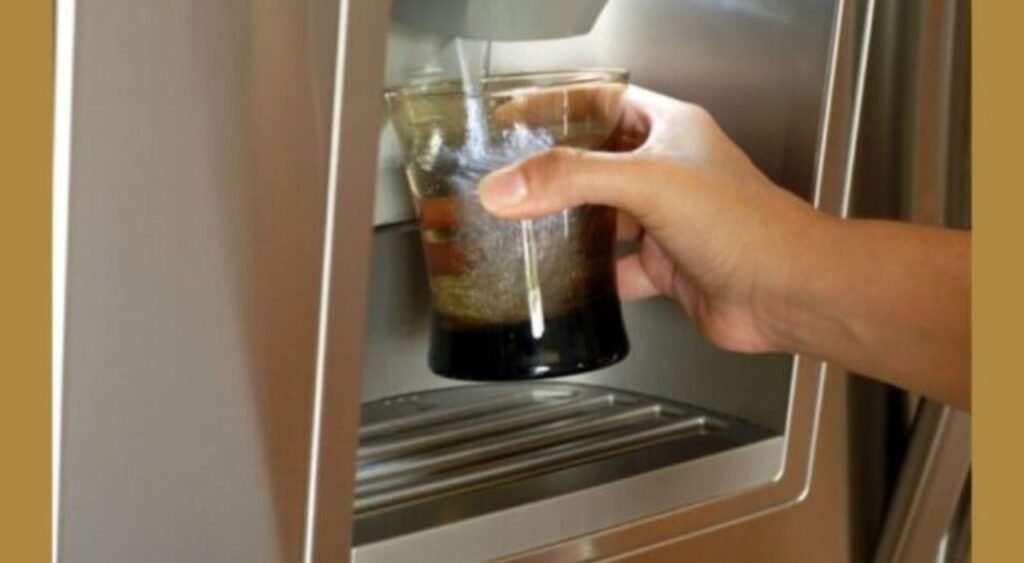 Dispenser de Água e Gelo na Geladeira